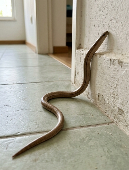 Serpent dans la maison : les réflexes essentiels à avoir pour gérer la situation sans panique