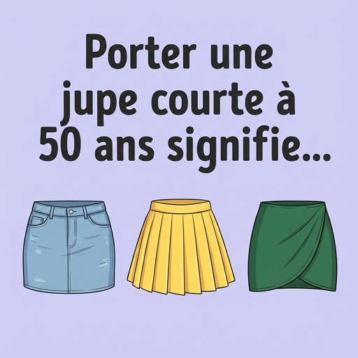 Mini-jupe après 50 ans : pourquoi c'est le plus beau signe de confiance en soi
