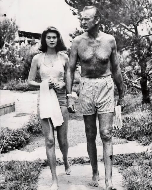 Gary Cooper en vacances avec sa fille : le cliché vintage qui révèle un père avant tout