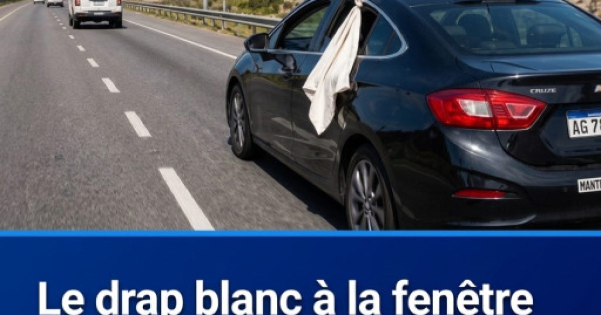 Chiffon blanc sur une voiture : ce signal non officiel que tout conducteur devrait connaître