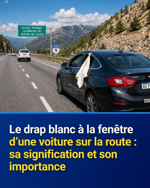 Chiffon blanc sur une voiture : ce signal non officiel que tout conducteur devrait connaître