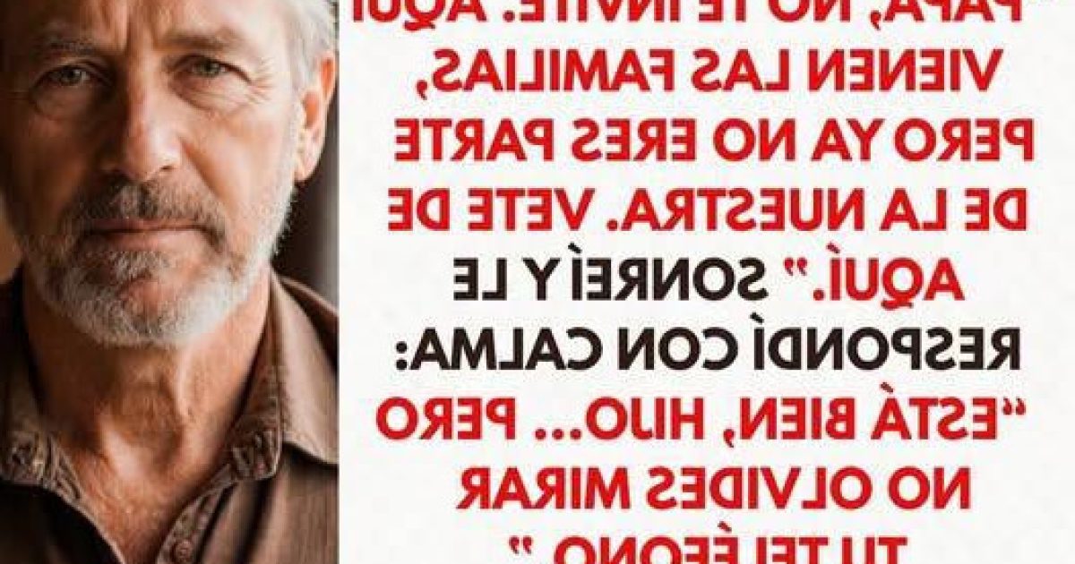 Il découvre qu'il n'est pas invité au mariage de son fils : sa réaction silencieuse change tout