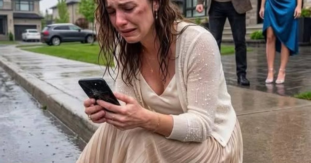 Elle est jetée dehors pieds nus dans la tempête : la réponse de son père va dévaster son mari infidèle