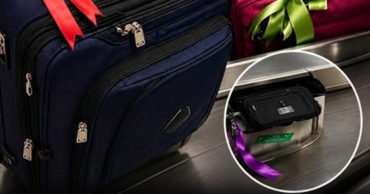 Pourquoi votre valise ne devrait jamais porter de ruban ou d'écharpe à l'aéroport