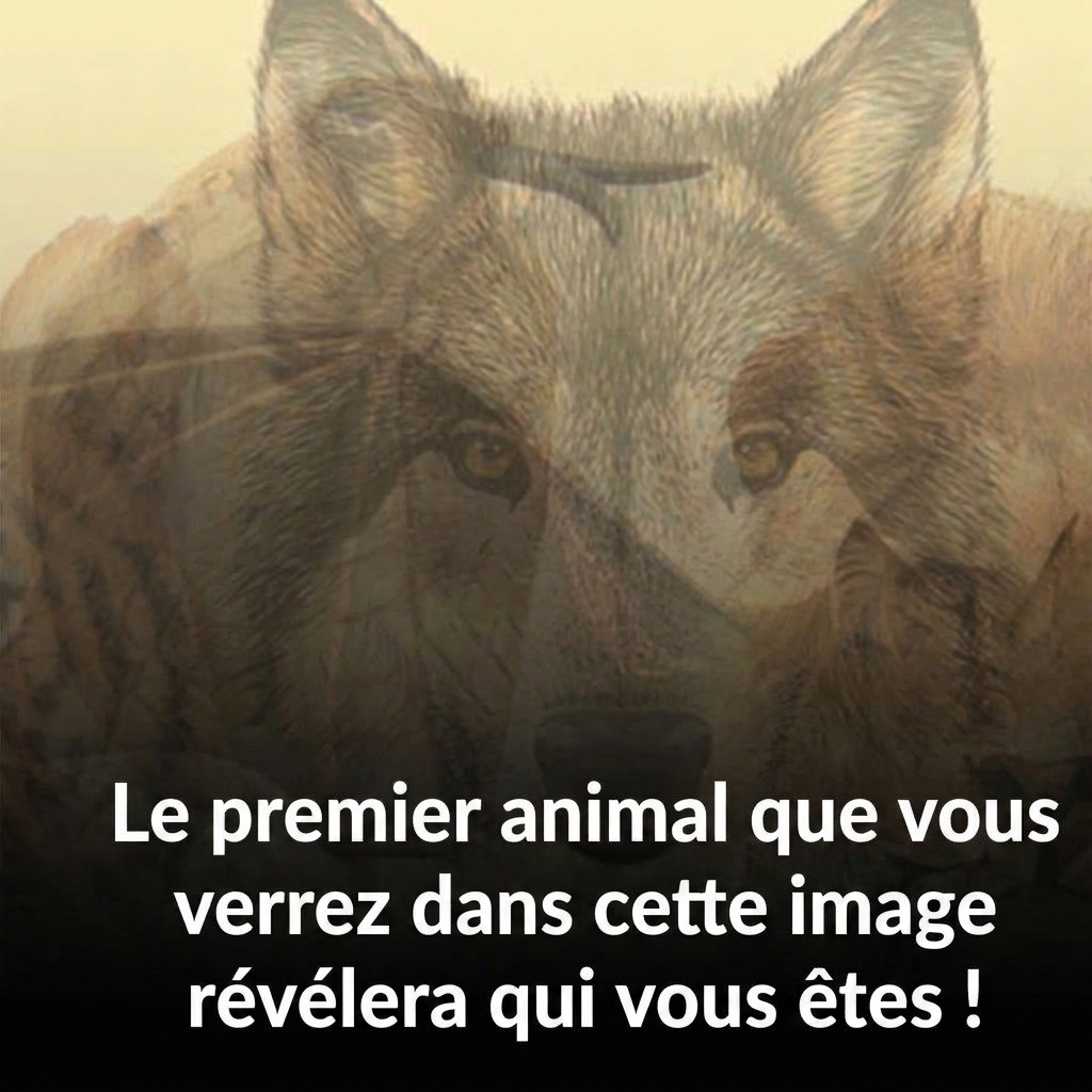 Test de personnalité : quel animal voyez-vous en premier dans cette image ? Ce que cela révèle sur vous