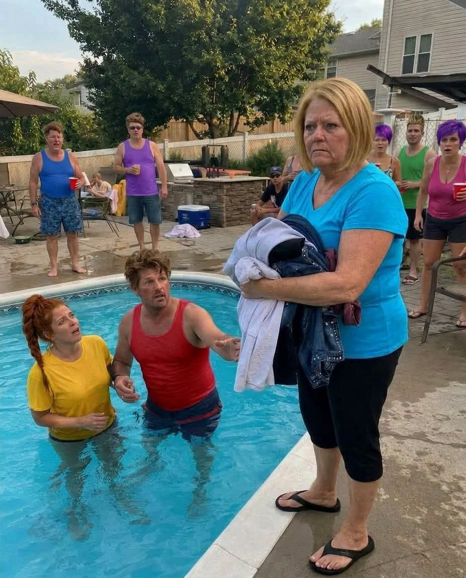 Elle surprend son mari dans la piscine avec sa voisine : sa vengeance silencieuse fait le tour du quartier