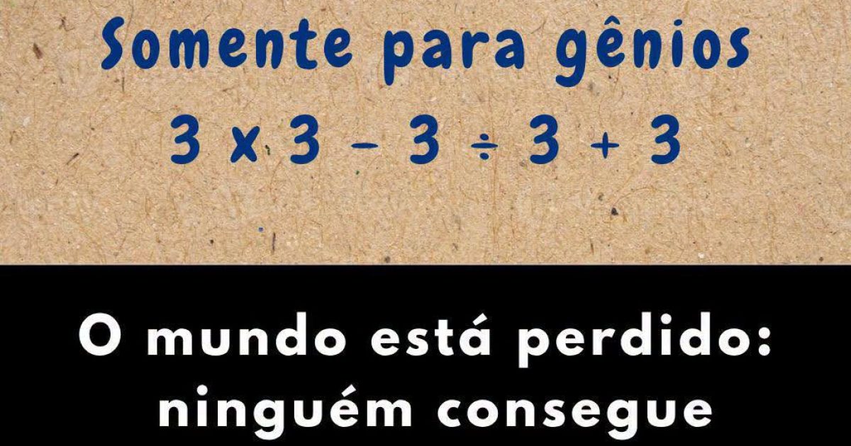 3 × 3 − 3 ÷ 3 + 3 : le calcul viral qui fait débat et sa vraie réponse