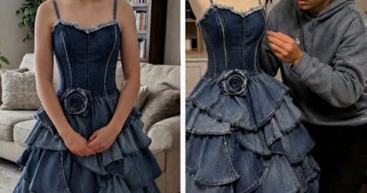 Il coud une robe de bal avec les vêtements de leur maman disparue : ce frère a tout changé