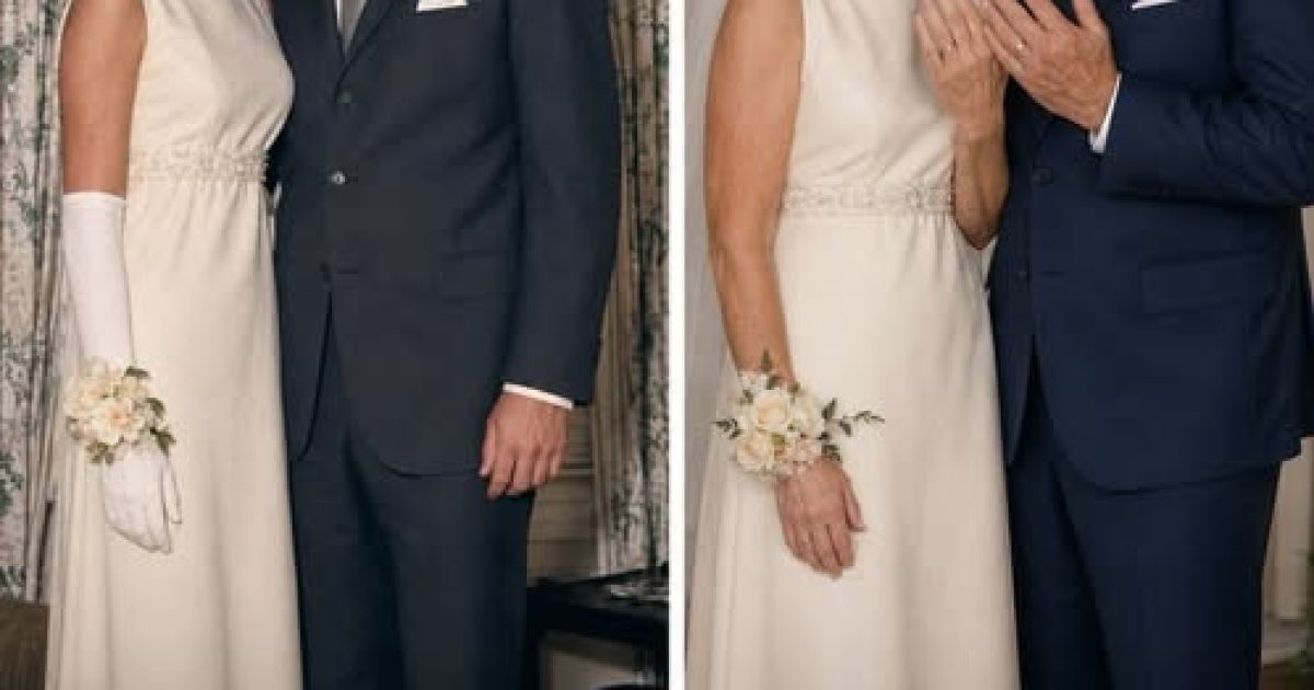 Elle garde sa robe de bal pendant 55 ans pour lui : la promesse d'une vie entière