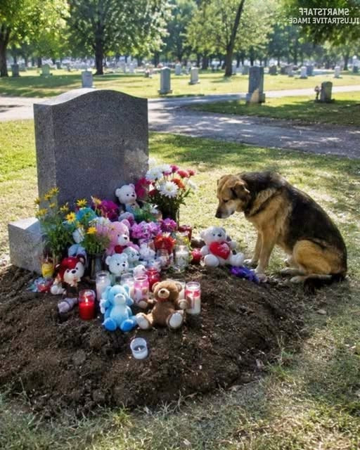 Un chien errant au cimetière lui remet un message caché de son fils disparu