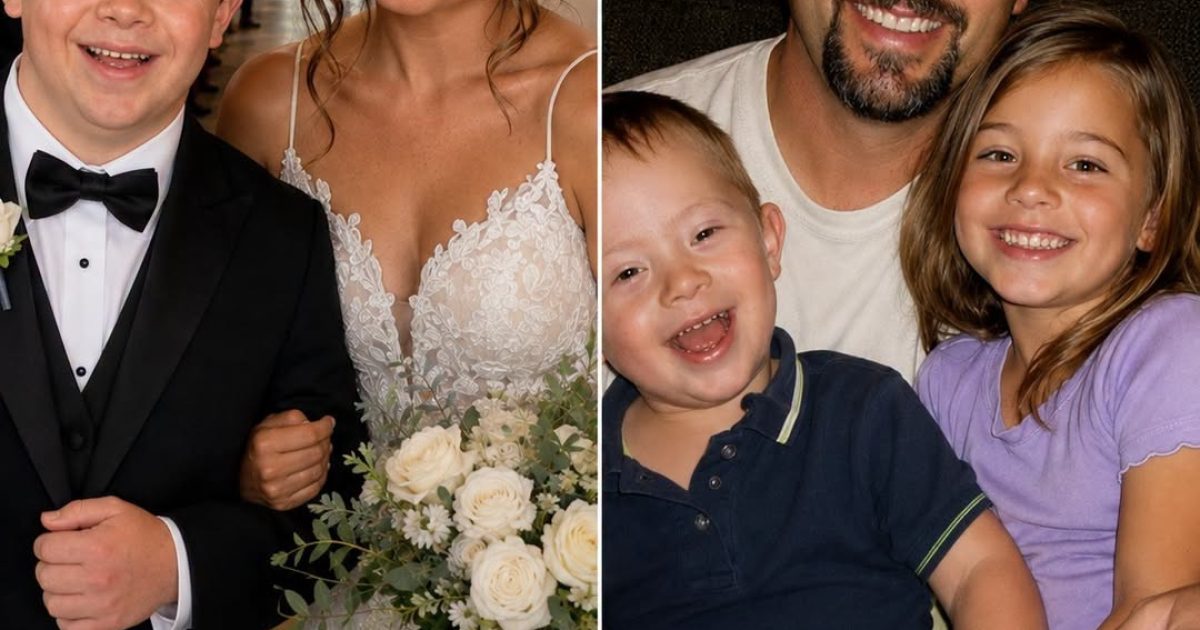 Il voulait "faire le travail de papa" : Nathan a accompagné sa sœur jusqu'à l'autel, et personne n'a pu retenir ses larmes