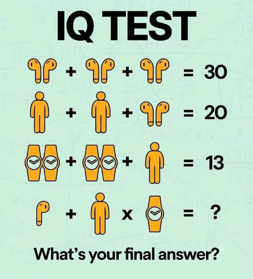 Ce puzzle mathématique défie votre cerveau : trouvez-vous la bonne réponse du premier coup ?