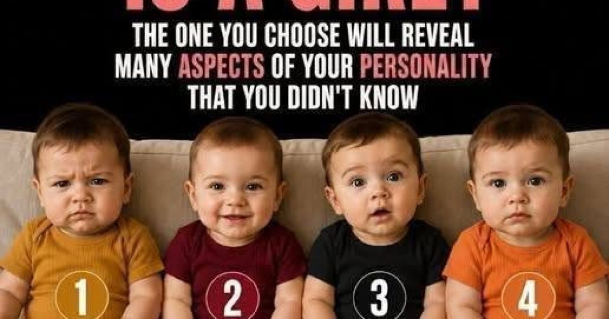 Ce test des bébés qui fait le buzz révèle votre vraie personnalité en un seul regard