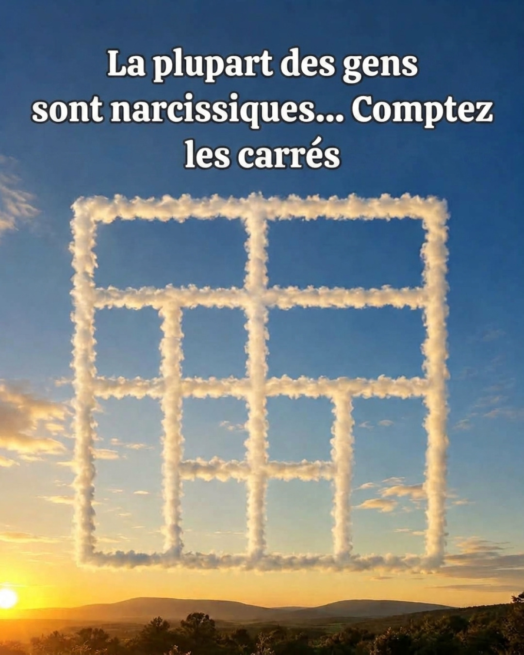 Ce défi visuel qui fascine la toile : combien de carrés comptez-vous vraiment ?