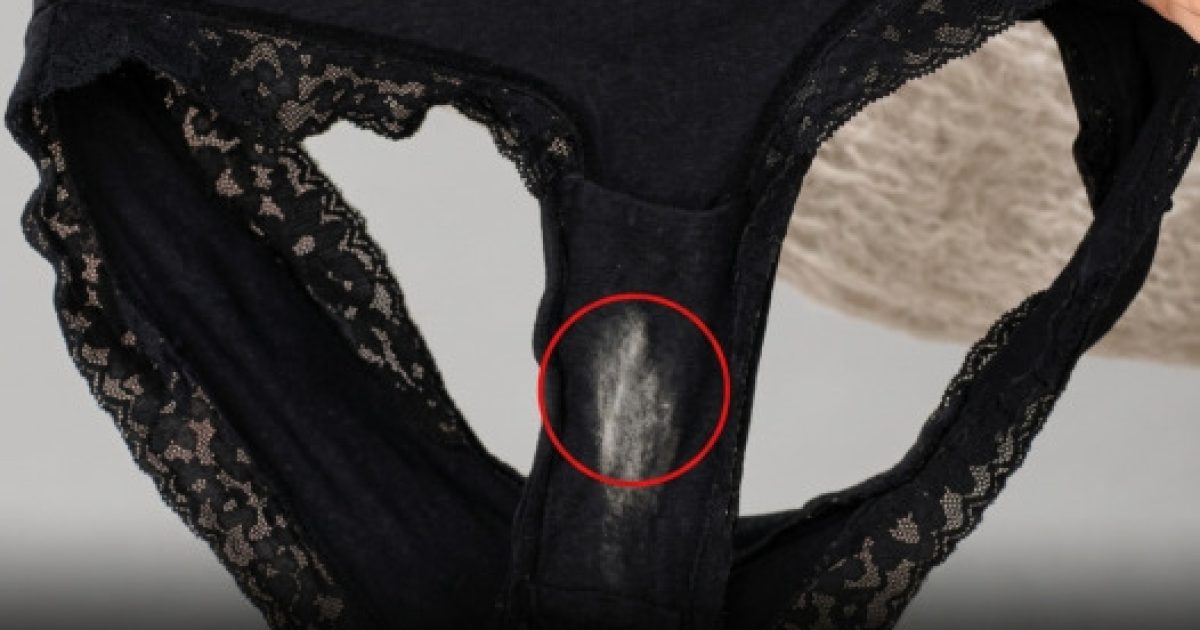 Ces traces décolorées sur vos sous-vêtements ? Votre corps vous envoie un signal positif