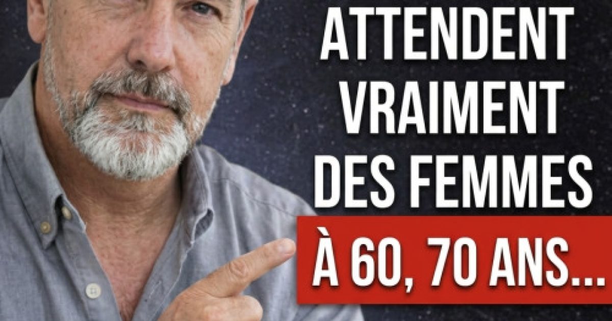 Ce que les hommes matures attendent vraiment d'une relation après 60 ans