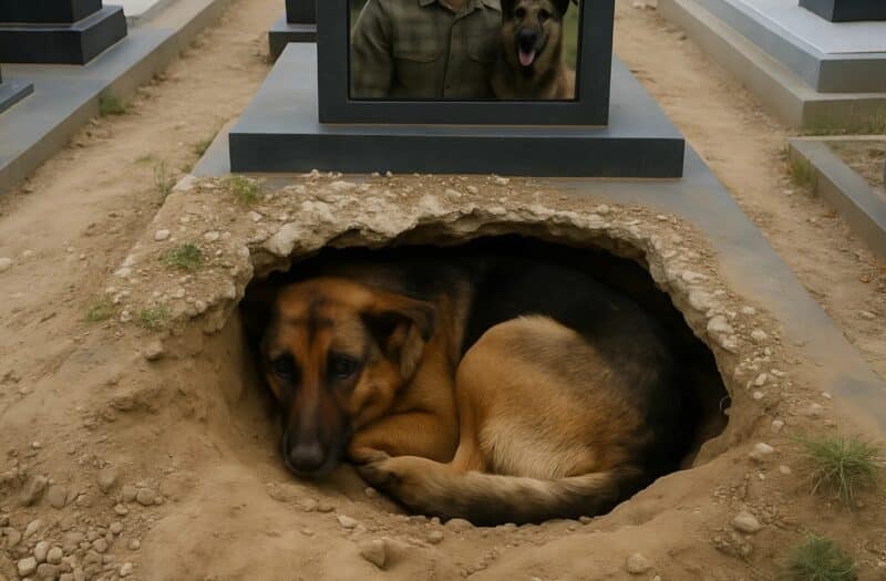 Le chien du cimetière ne pleurait pas son maître : le vétérinaire a mis au jour un secret bien plus troublant