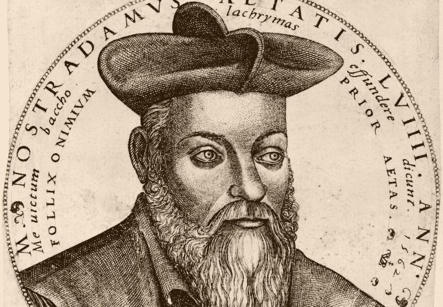 Portrait de Nostradamus, l'astrologue et prophète du XVIe siècle