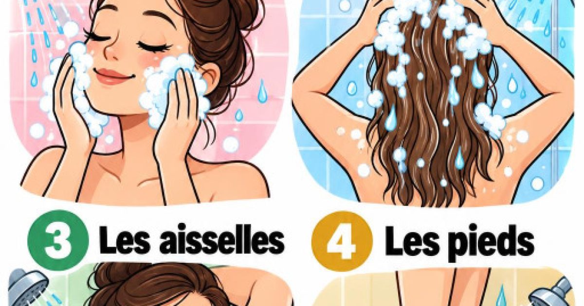 Par où commencez-vous votre douche ? Ce geste quotidien révèle votre personnalité