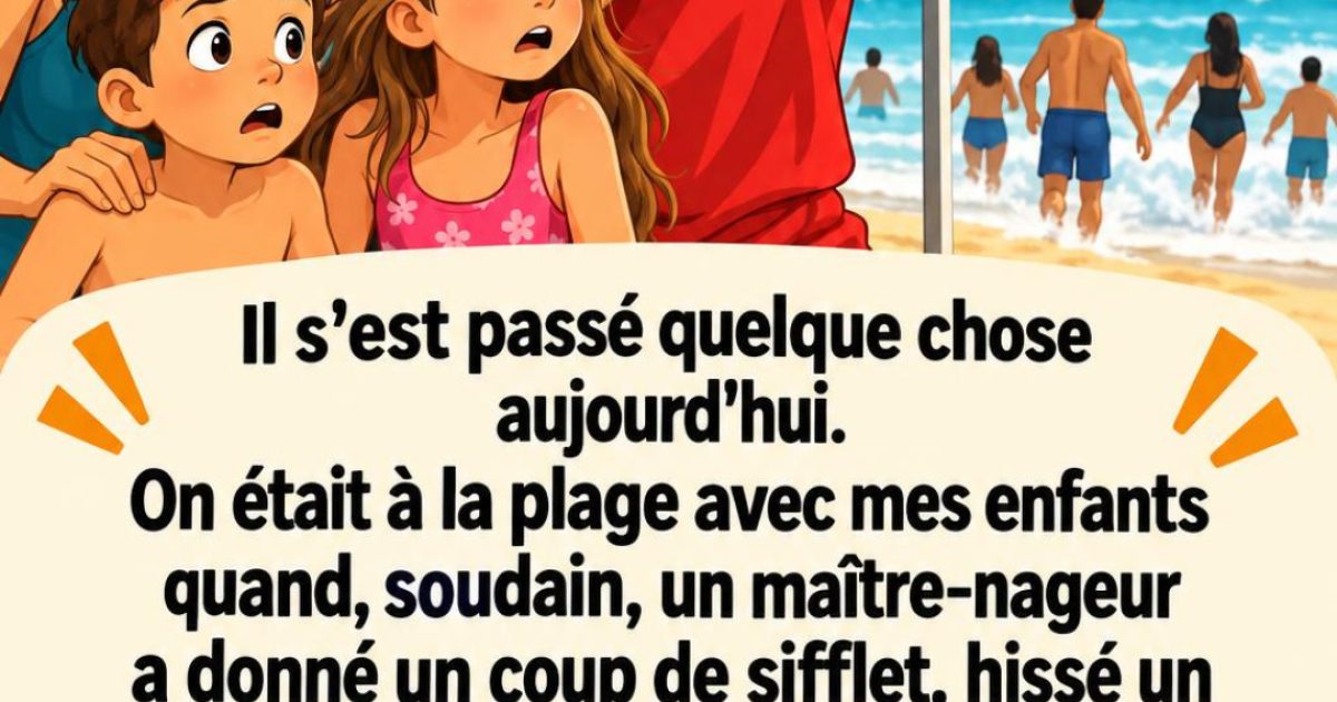 Drapeau orange à la plage : ce courant invisible que vous ne devez jamais ignorer