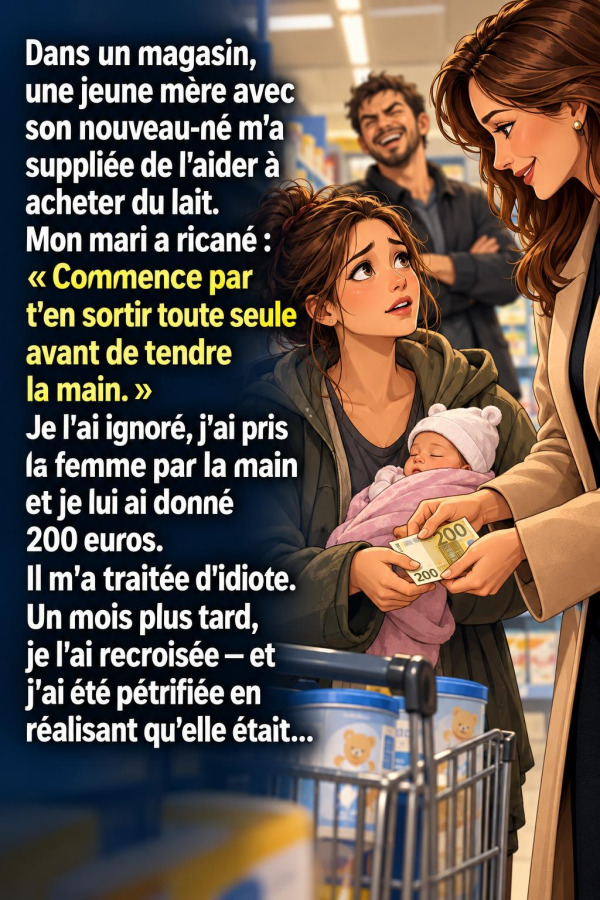 Elle aide une inconnue en larmes au supermarché : un mois plus tard, elle découvre la vérité bouleversante