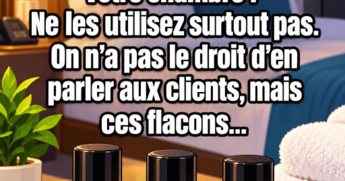 Produits d'hygiène à l'hôtel : les bons réflexes à adopter avant de les utiliser