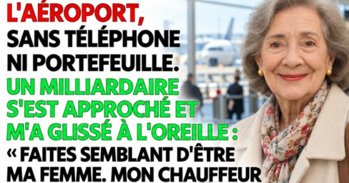 Elle économise deux ans pour Dubaï : sa fille l'abandonne à l'aéroport, un inconnu lui sauve la mise