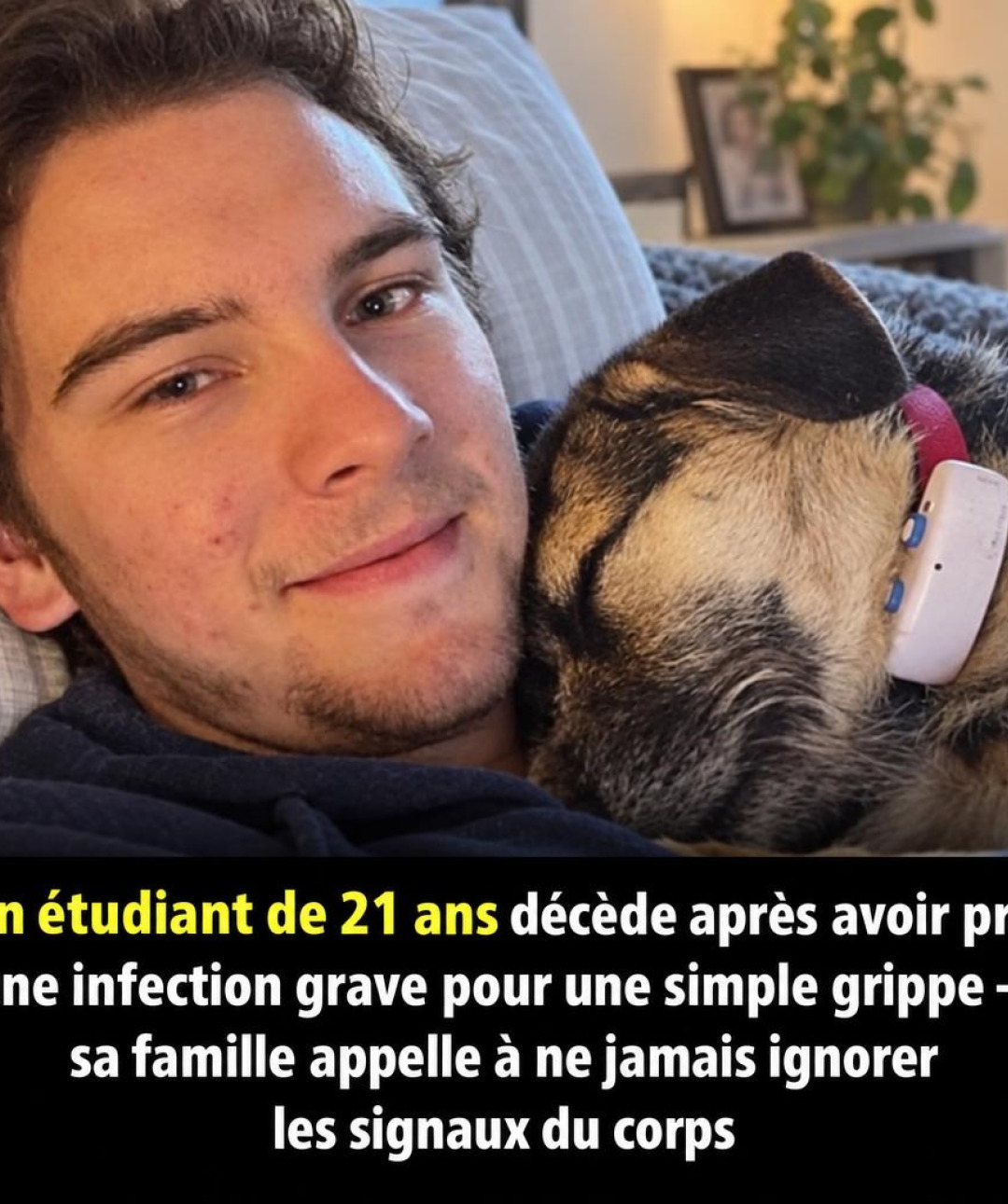 Il pensait avoir une simple grippe : l'histoire tragique de Lucas qui nous pousse toutes à rester vigilantes