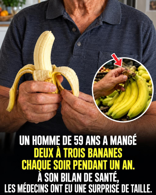 Il mangeait une banane chaque soir depuis un an : la réaction de son médecin l'a surpris
