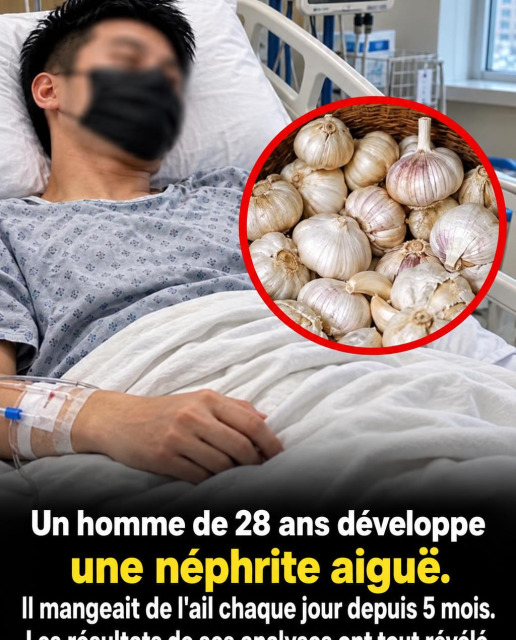Il consommait de l'ail chaque jour pour sa santé : les médecins ont découvert une inflammation rénale