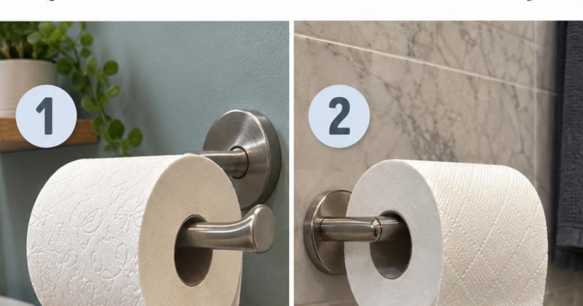 Papier toilette : dans quel sens le posez-vous vraiment ? Le débat qui divise toutes les familles