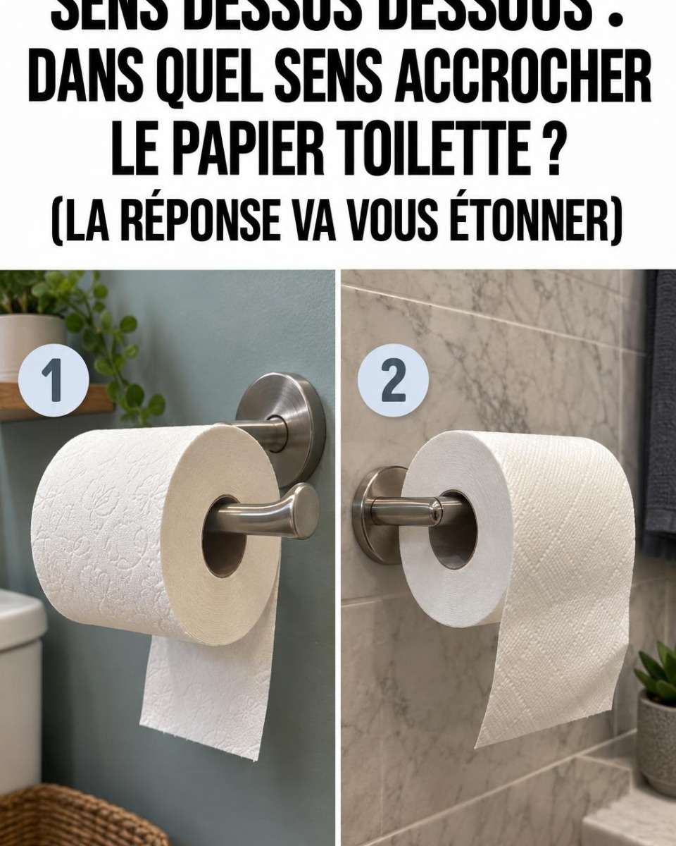 Papier toilette : dans quel sens le posez-vous vraiment ? Le débat qui divise toutes les familles