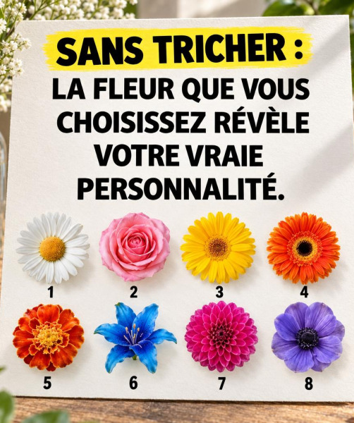 Ce que votre fleur favorite dit vraiment de votre personnalité