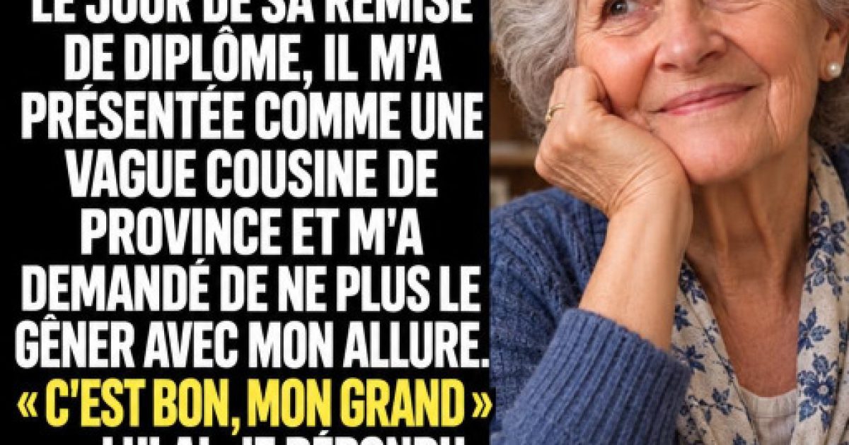 Elle vend sa maison pour payer les études de son petit-fils : ce qui se passe le jour de sa remise de diplôme est bouleversant