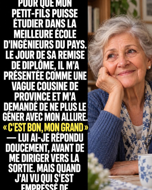 Elle vend sa maison pour payer les études de son petit-fils : ce qui se passe le jour de sa remise de diplôme est bouleversant