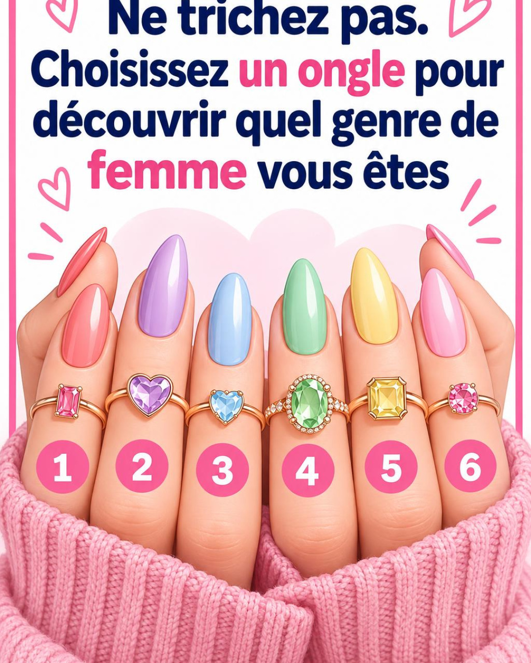 Test de personnalité : quel ongle choisissez-vous spontanément ? Ce que ça dit vraiment de vous