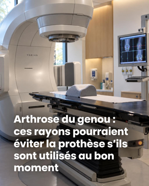 Arthrose du genou : et si la radiothérapie à faible dose changeait vraiment la donne ?