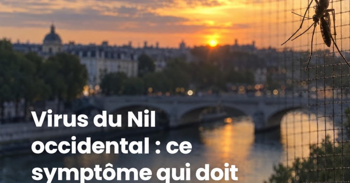 Virus West Nile en France : 117 cas détectés, les symptômes qui doivent vous alerter