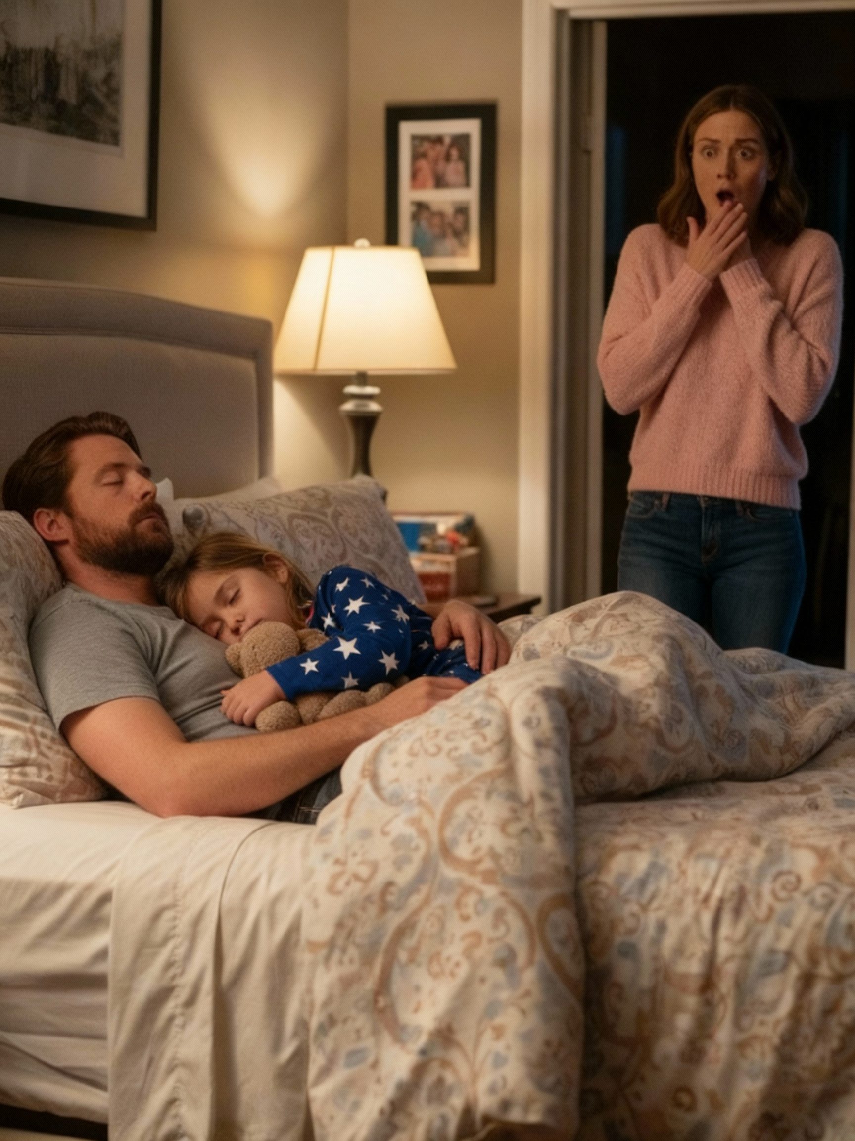 À huit ans, elle dort seule mais répète que son lit est « trop petit » : ce que sa mère découvre à 2h du matin la bouleverse