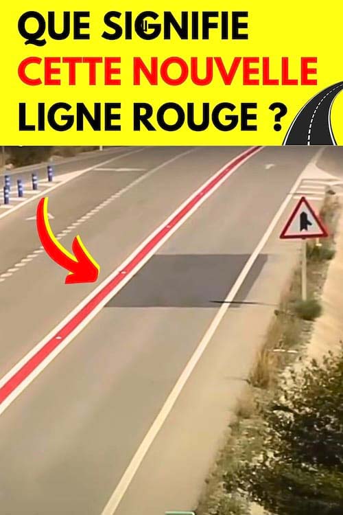 Nouveau marquage au sol : cette bande rouge qui déstabilise les automobilistes pourrait sauver des vies