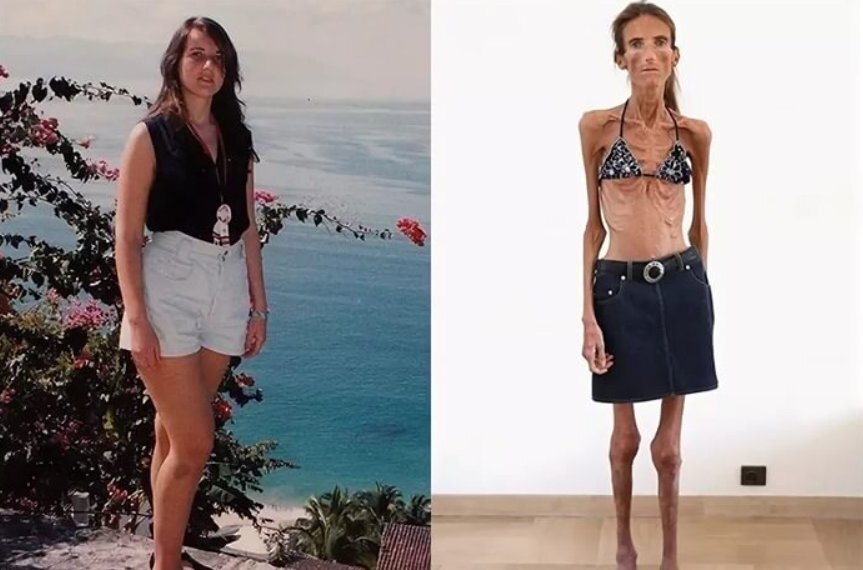 Silhouette féminine observant son reflet dans un miroir flou