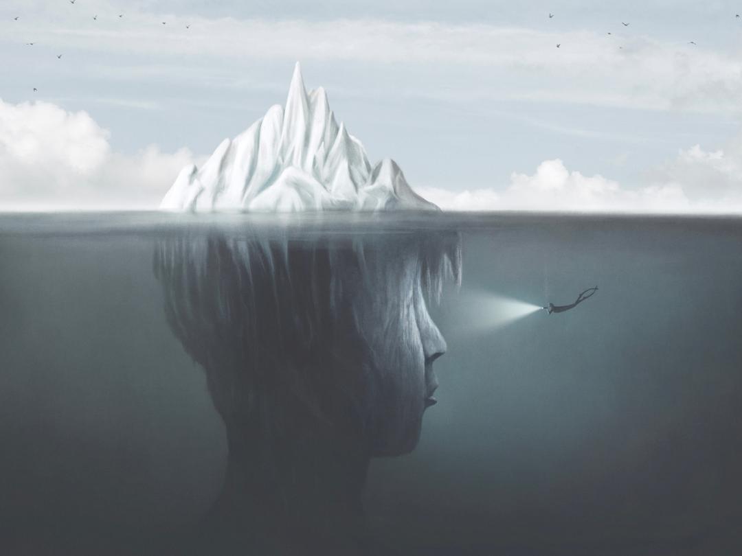 Représentation schématique de l'activité cérébrale