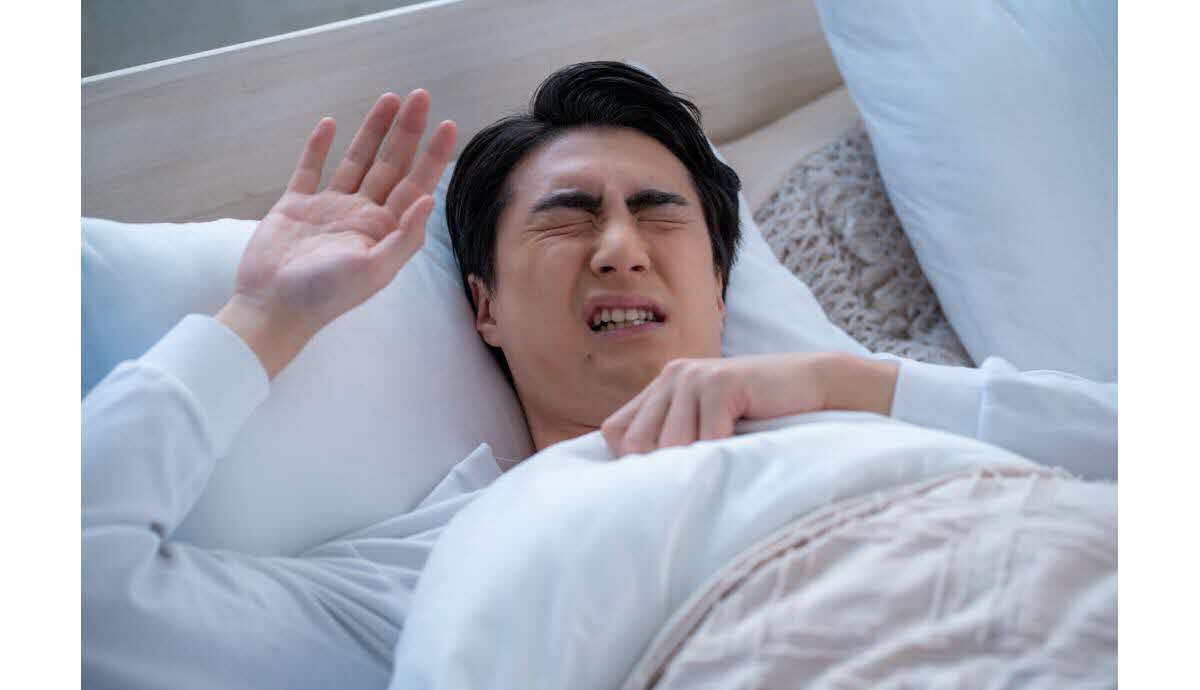 Illustration d'une personne dormant paisiblement