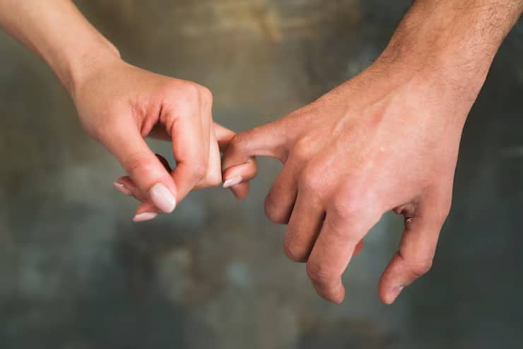 Couple se soutenant mutuellement